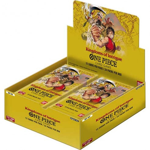 One Piece Card Game - Kingdoms Of Intrigue -War OP-04 - Display Da 24 Buste (ENG)
