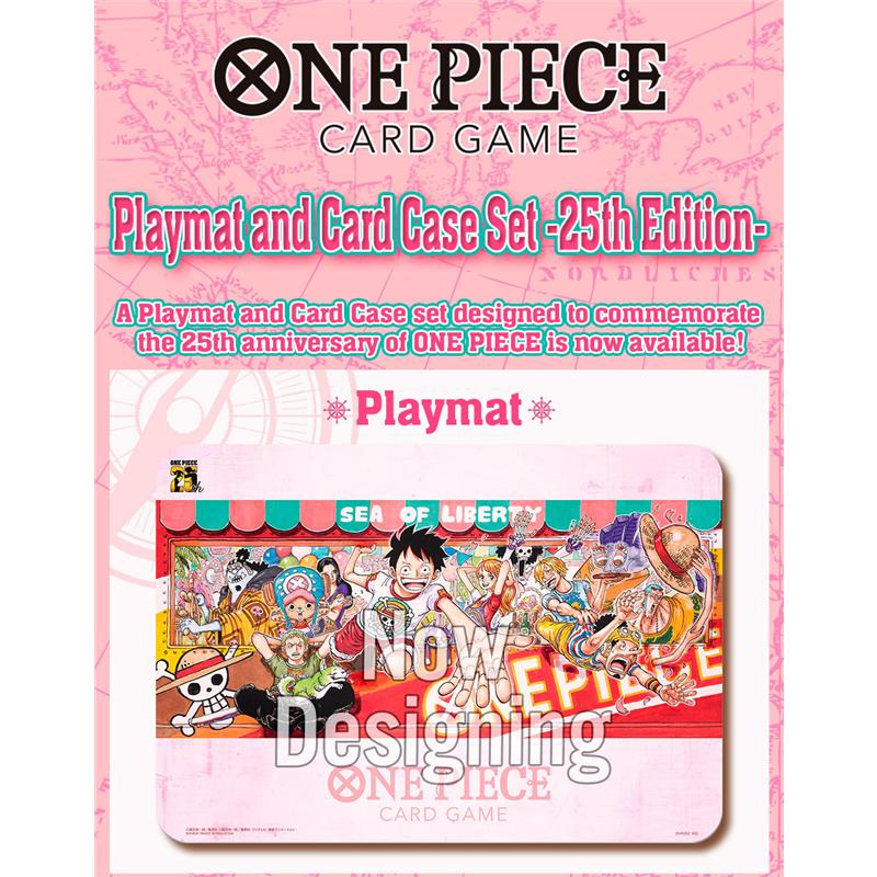 One Piece Card Game Playmat and Card Case Set 25th Edition Immagine secondaria del prodotto
