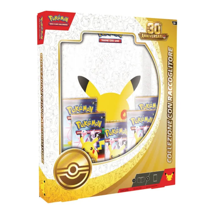 Pokémon GCC 30° Anniversario Collezione con Raccoglitore ITA