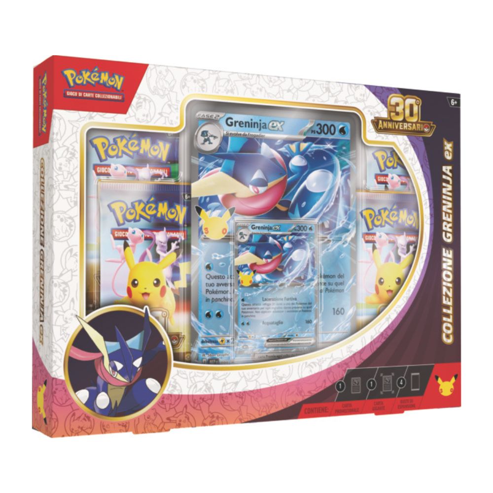 Pokémon GCC 30° Anniversario Collezione Greninja ex ITA