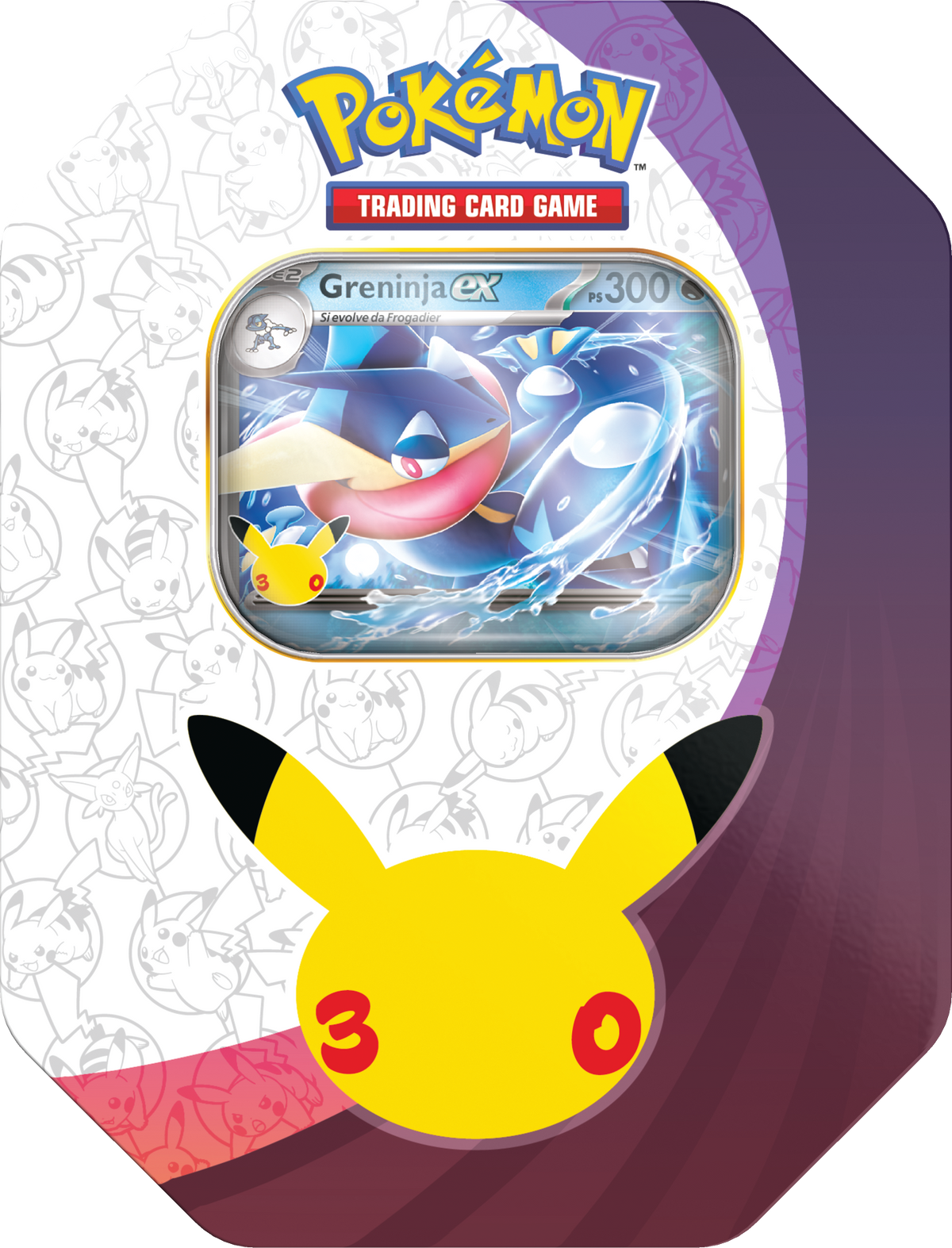 Pokémon GCC 30° Anniversario Tin Greninja ex ITA Immagine principale del prodotto