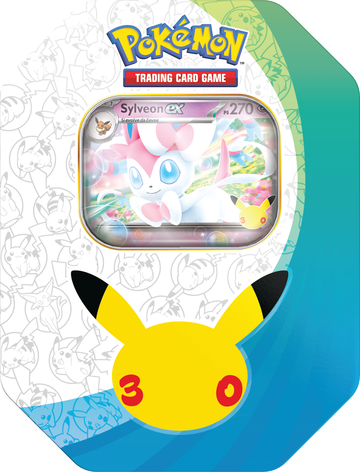Pokémon GCC 30° Anniversario Tin Sylveon ex ITA Immagine principale del prodotto
