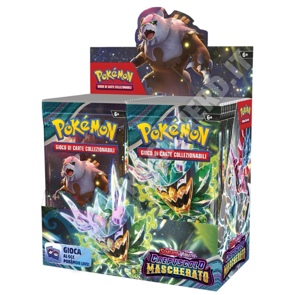 Pokémon Scarlatto e Violetto Crepuscolo Mascherato Display 36 Buste ITA