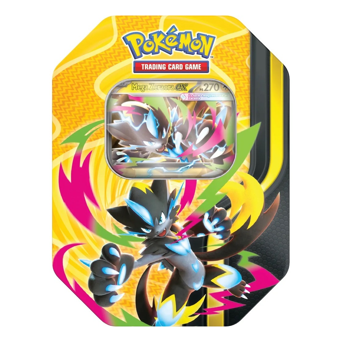 Pokémon GCC Megaforze Tin Mega Zeraora-ex ITA