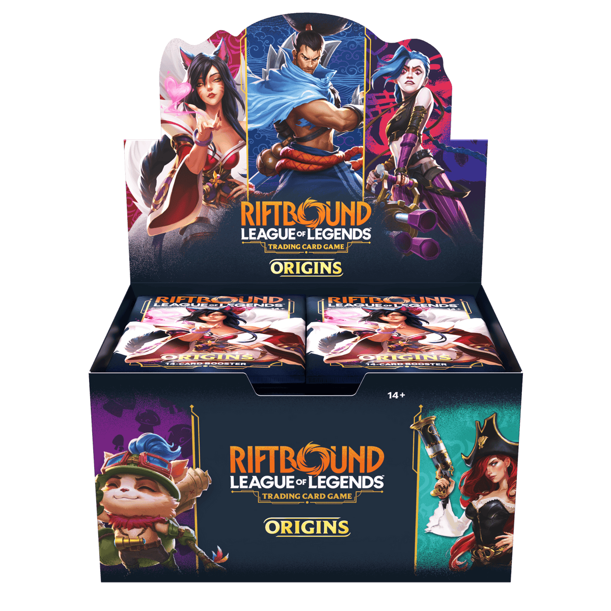 Riftbound League of Legends Origins Booster Display 24 Buste ENG