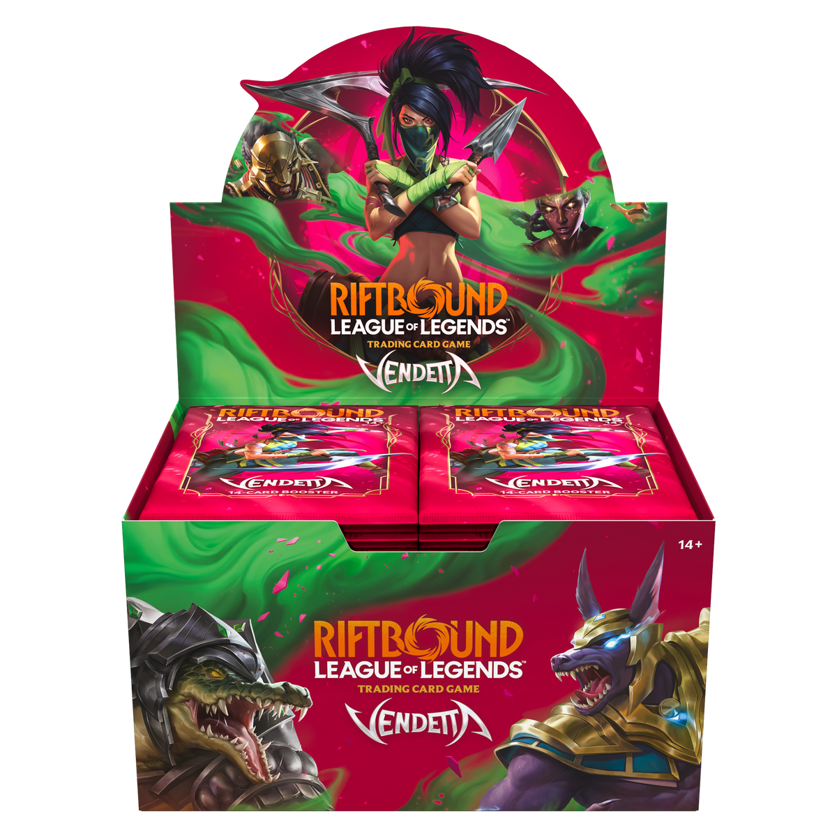 Riftbound League of Legends Vendetta Booster Display 24 Buste ENG