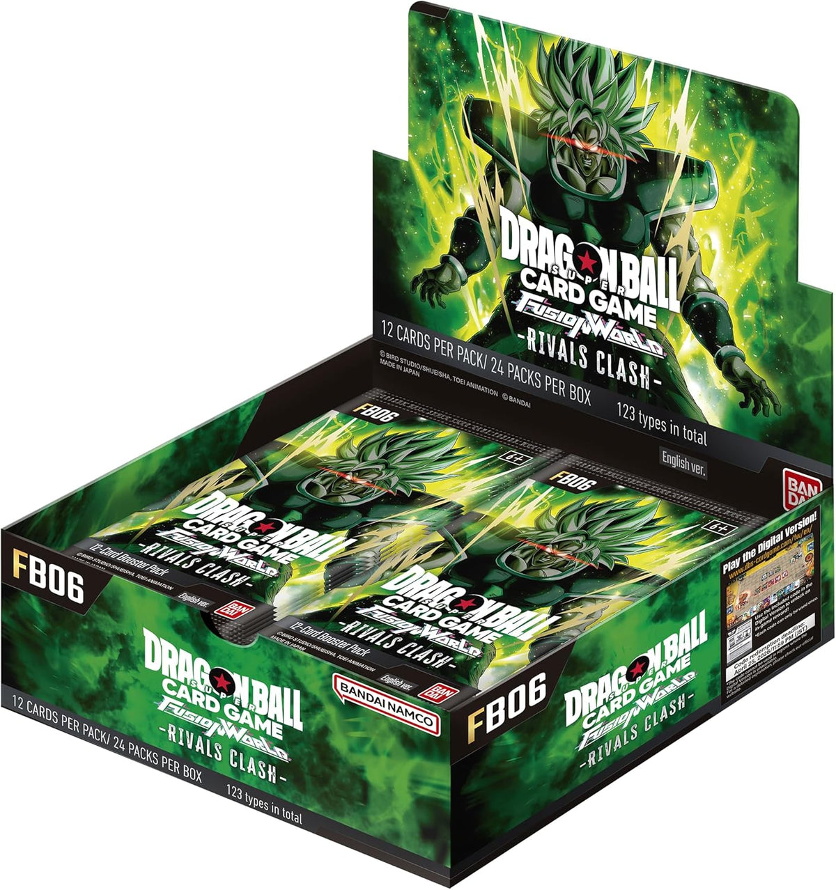 Dragon Ball Super Card Game Fusion World -Rival Clash- [FB-06] - Display da 24 Buste (ENG) Immagine principale del prodotto