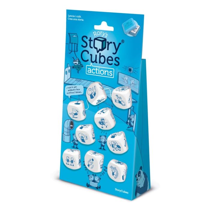 Rory's Story Cubes Actions Hangtab (AZZURRO)