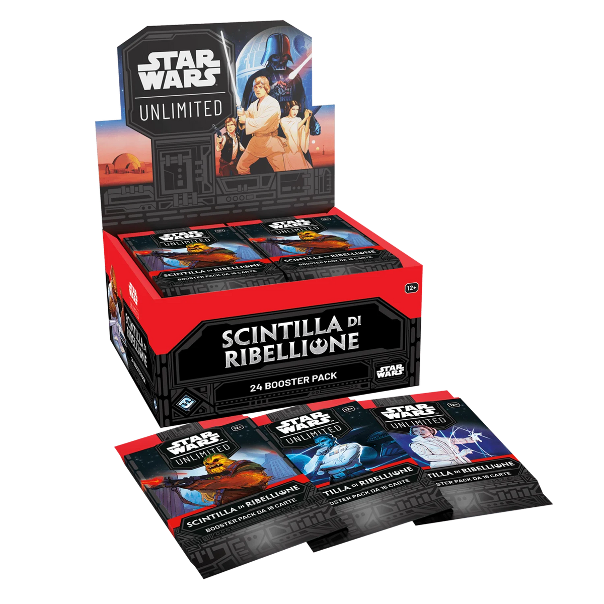 Star Wars Unlimited Scintilla di Ribellione Display 24 Buste ITA
