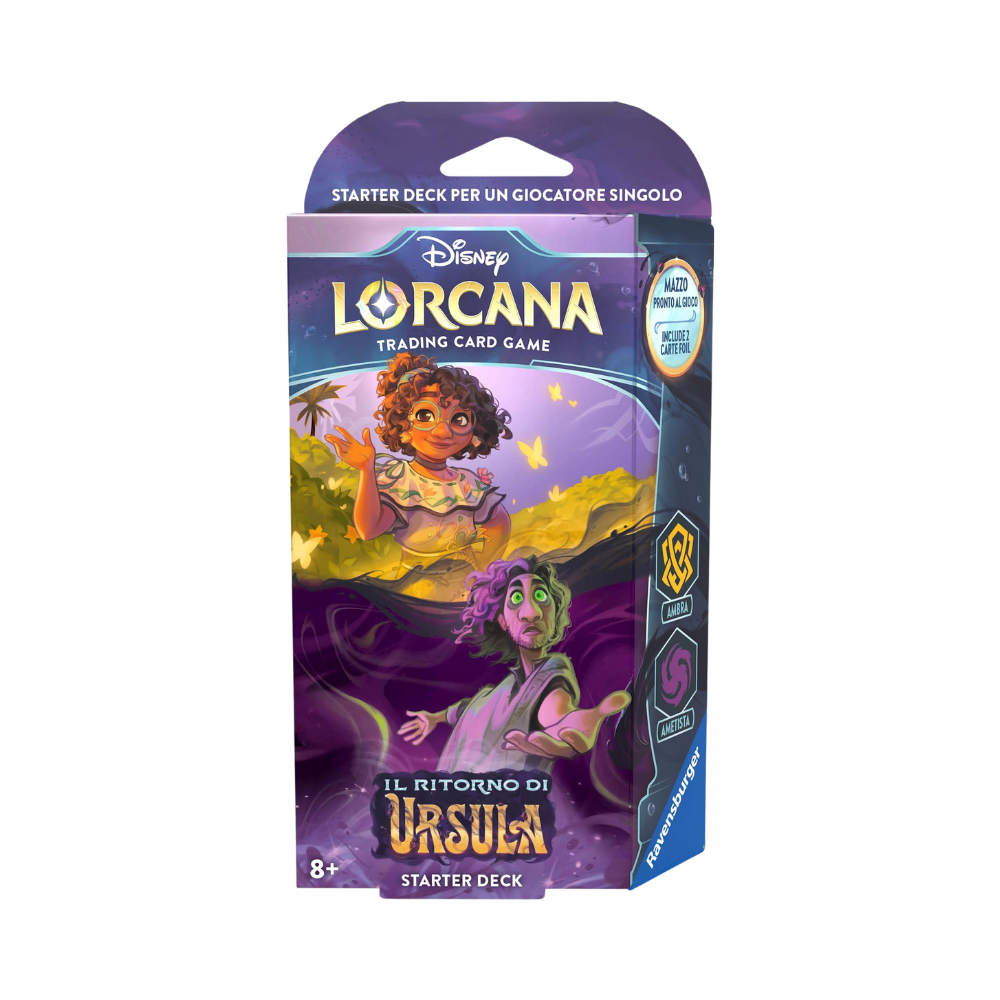 Disney Lorcana- Il Ritorno di Ursula - Starter Deck Ambra/Ametista (ITA)