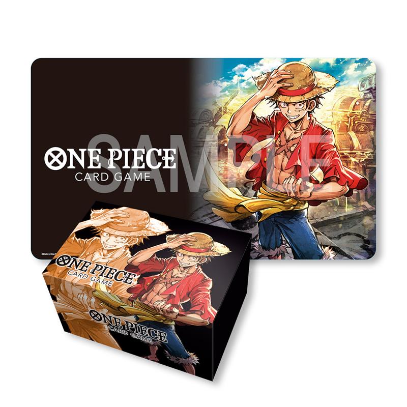 One Piece Card Game - Playmat And Storage Box Set -Monkey.D.Luffy