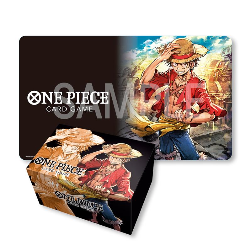 One Piece Card Game - Playmat And Storage Box Set -Monkey.D.Luffy Immagine principale del prodotto