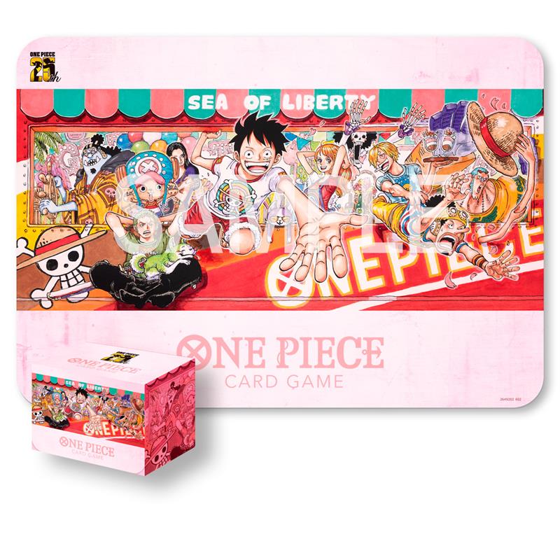 One Piece Card Game Playmat and Card Case Set 25th Edition Immagine principale del prodotto