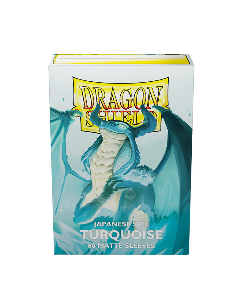 Bustine Protettive Dragon Shield - Turquoise - Matte Sleeves - Japanese Size