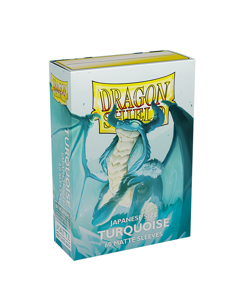 Bustine Protettive Dragon Shield - Turquoise - Matte Sleeves - Japanese Size