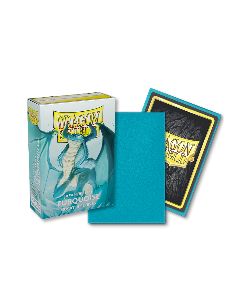 Bustine Protettive Dragon Shield - Turquoise - Matte Sleeves - Japanese Size
