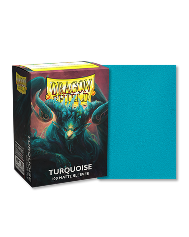 Bustine Protettive Dragon Shield - Turquoise - Matte Sleeves - Standard Size