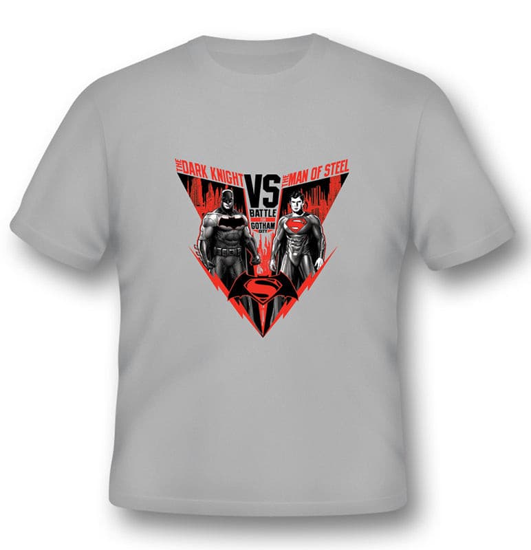 Maglietta - T-shirt Batman V Superman - Battle for Gotham Immagine principale del prodotto