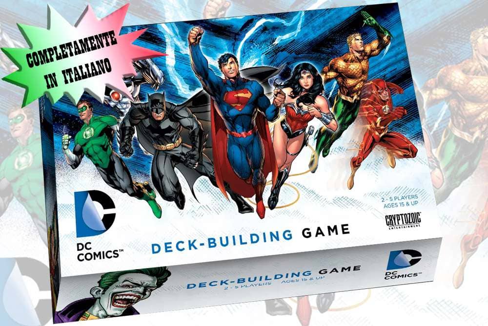 Dc Comics Deck Building Game Italiano Immagine principale del prodotto