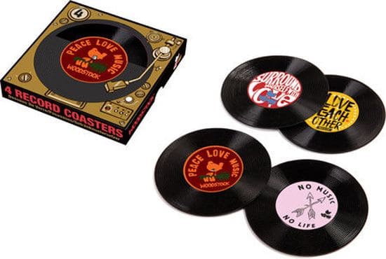 Woodstock Records Coasters