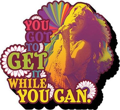 Janis Joplin Get It Magnet Immagine principale del prodotto