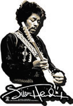 Jimi Hendrix B/W Magnet Immagine principale del prodotto