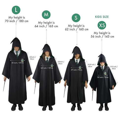 Hp Slytherin Robes S