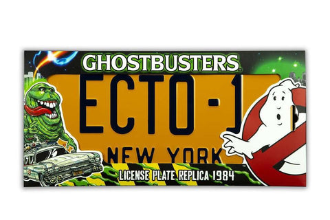 Ghostbusters Ecto-1 Licence Plate