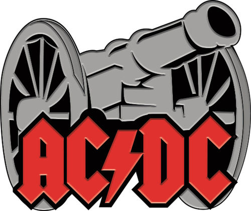 Spilla AC/DC Cannon Enamel Pin