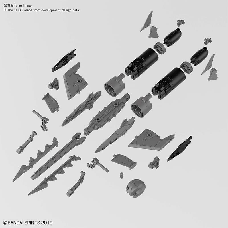 30MM Ex Arm Vehic Att Subm L Gray 1/144 Immagine principale del prodotto