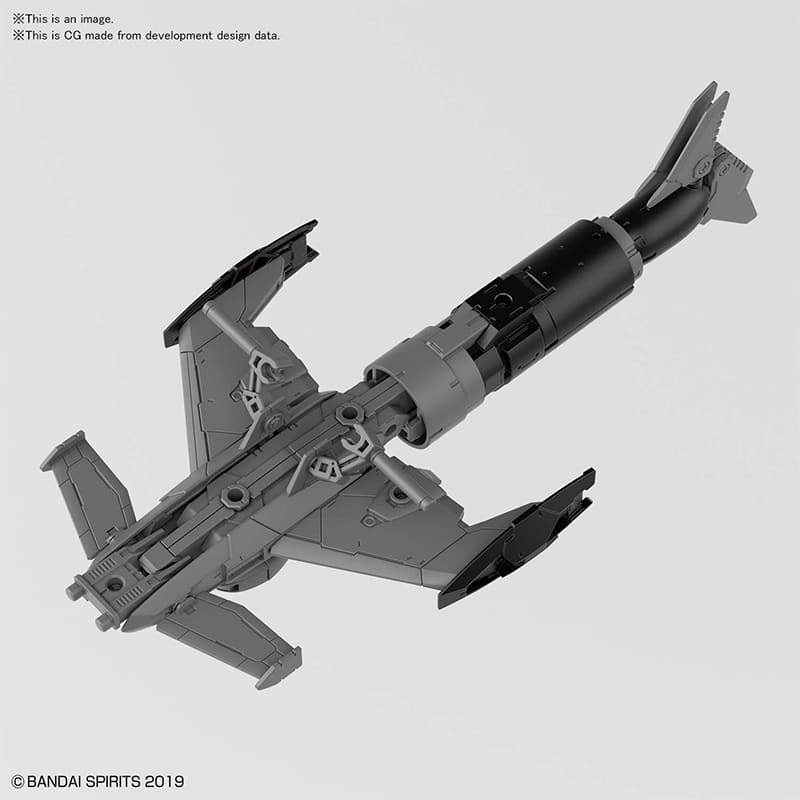 30MM Ex Arm Vehic Att Subm L Gray 1/144
