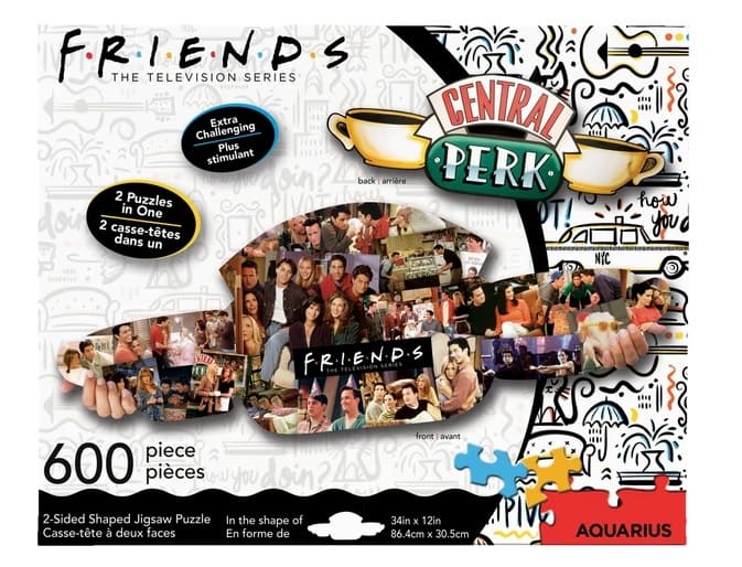 Friends 600 PCS 2 Sided Shaped PUZZLE