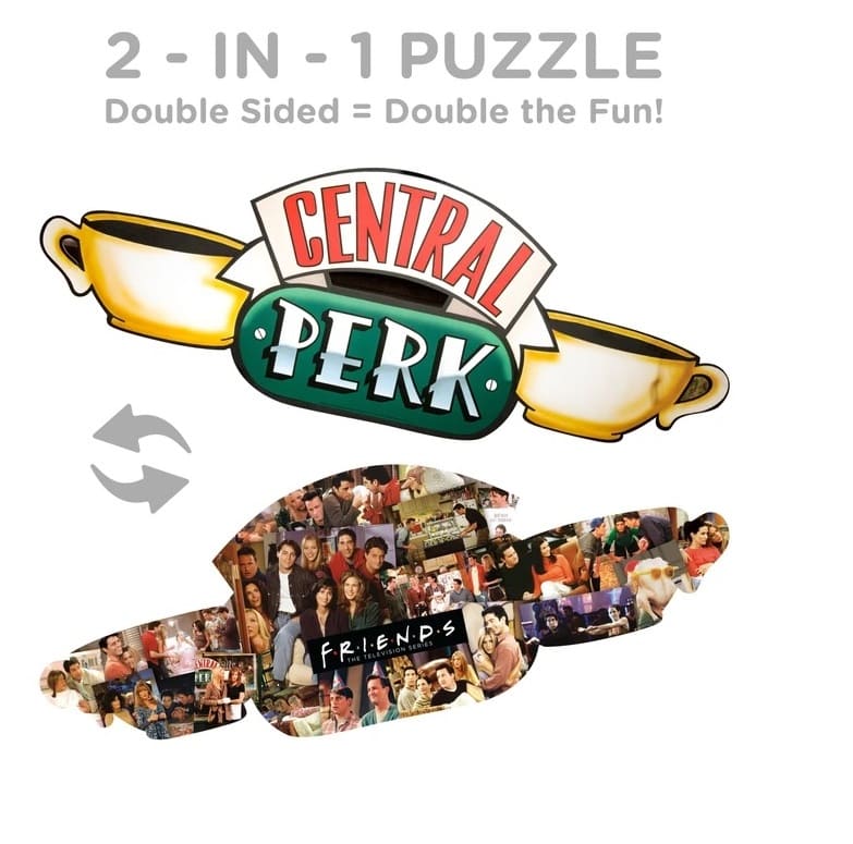 Friends 600 PCS 2 Sided Shaped PUZZLE