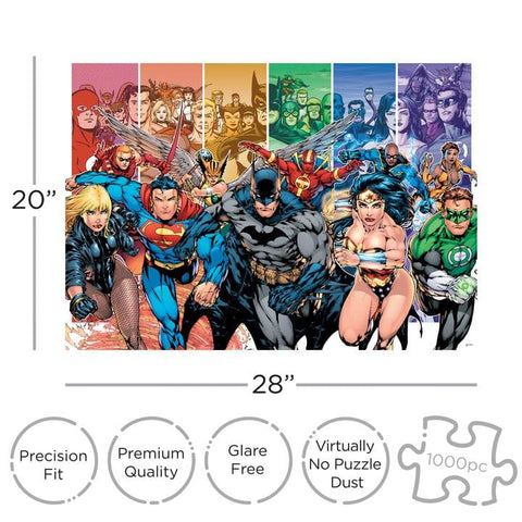 DC JLA 1000 PCS PUZZLE