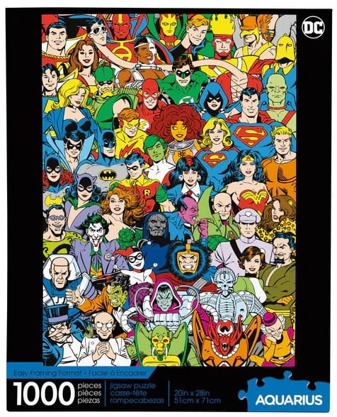 DC Retro Cast 1000 PCS PUZZLE