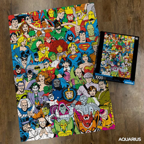 DC Retro Cast 1000 PCS PUZZLE