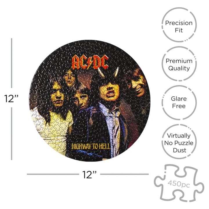 AC/DC Highway To Hell 450pcs Disc Puzzle