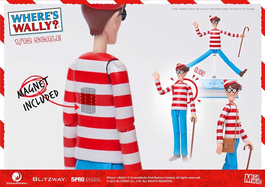 Where's Wally 1/12 Scale Reg. Figure