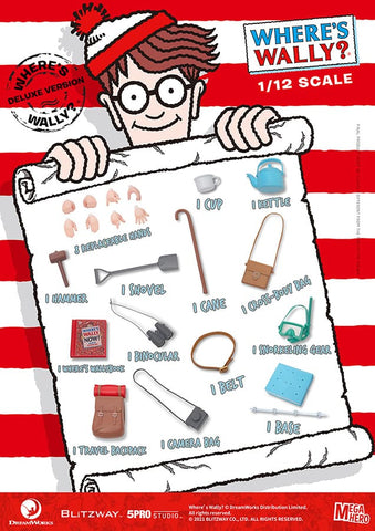 Where's Wally 1/12 Scale Dlx Figure