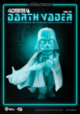 Sw Egg Aa Darth Vader Glow I/T Scuro Ver