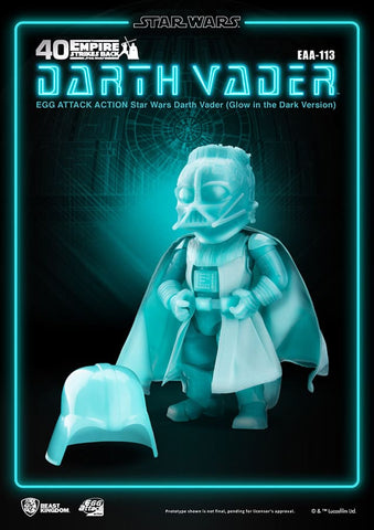 Sw Egg Aa Darth Vader Glow I/T Scuro Ver