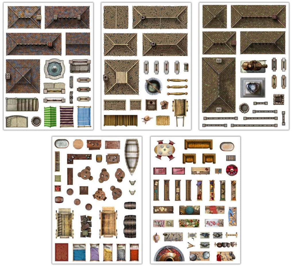 Add-On Scenery-Town Trimmings
