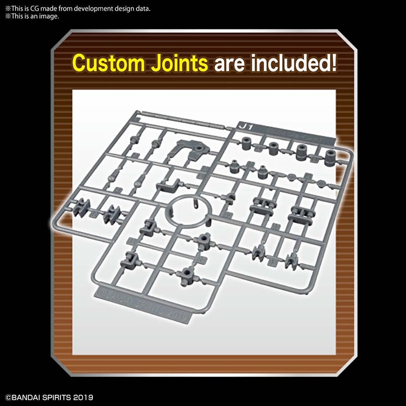 30MM Op Parts Set 6 Custom Heads A 1/144