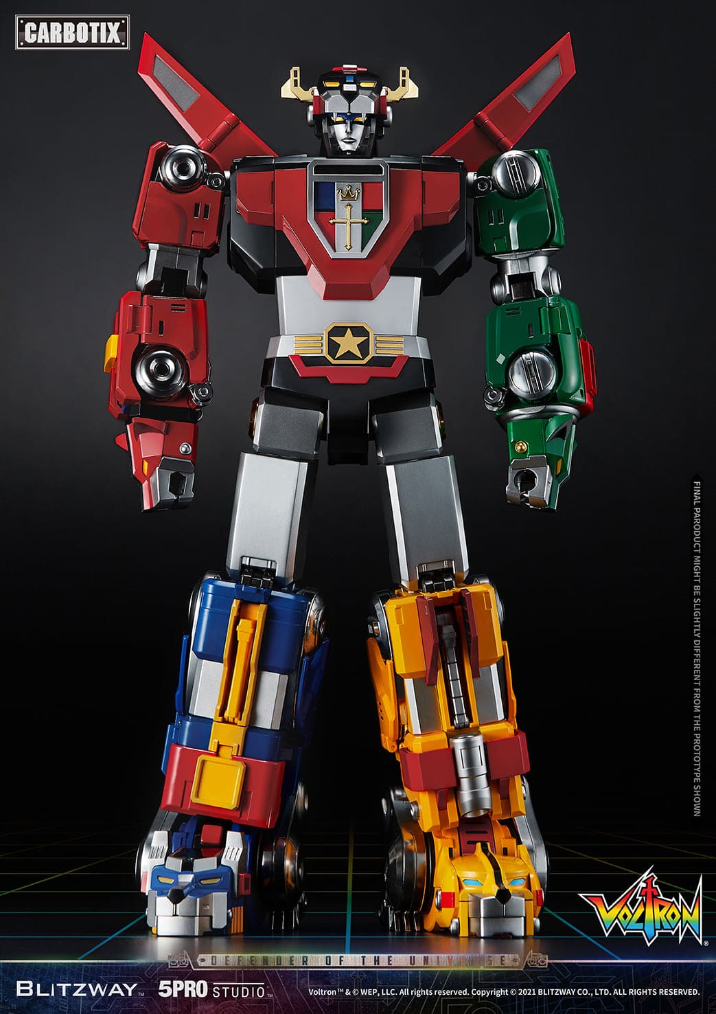 Voltron Carbotix Figure Immagine principale del prodotto