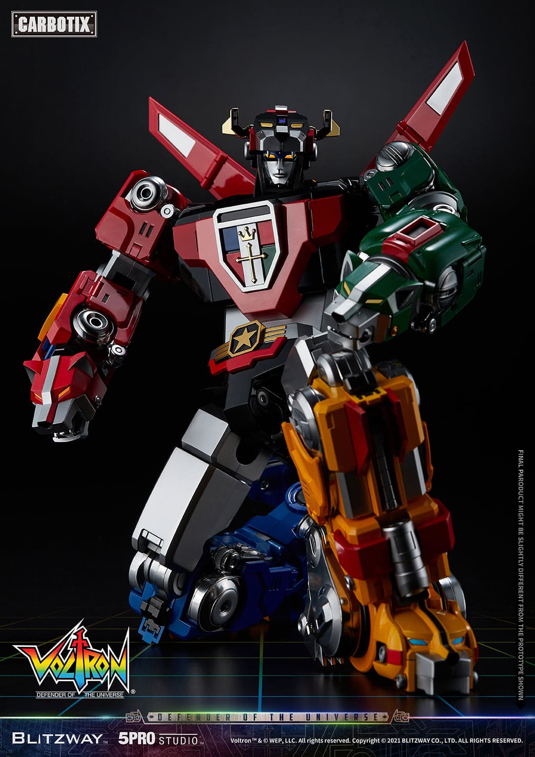 Voltron Carbotix Figure