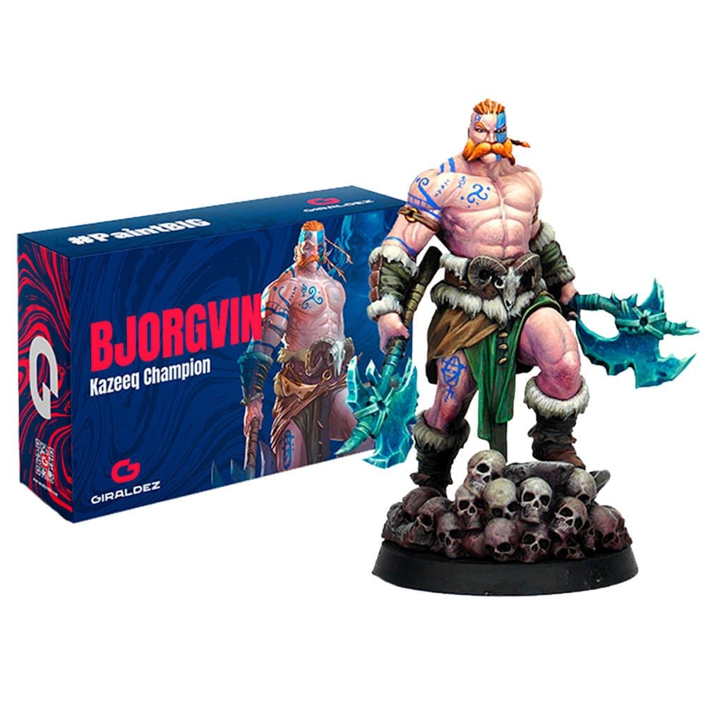 AG Miniatures Bjorgvin Barbarian 32mm Immagine principale del prodotto