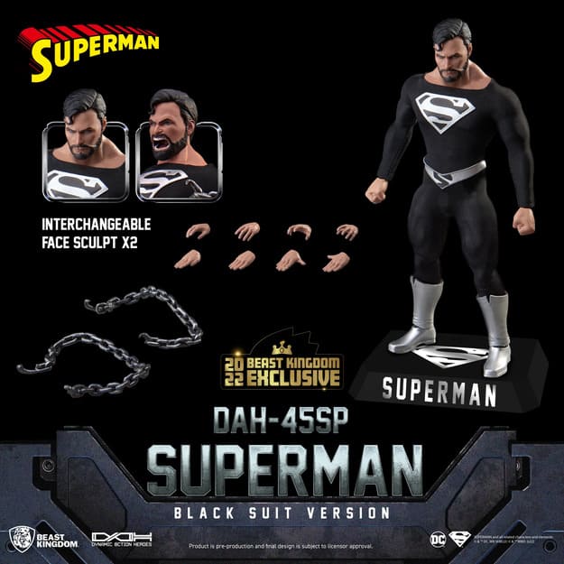 Abito Nero Superman Dah