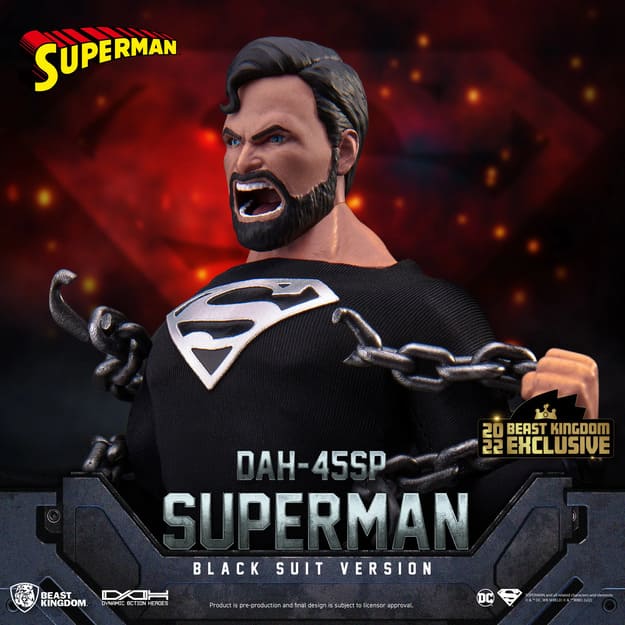 Abito Nero Superman Dah